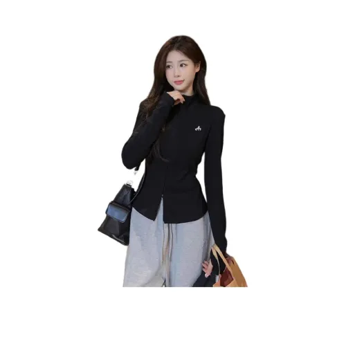 Dippanis Черные Женские Свитшоты