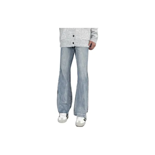 SOUL WORKER Синий Унисекс Джинсы