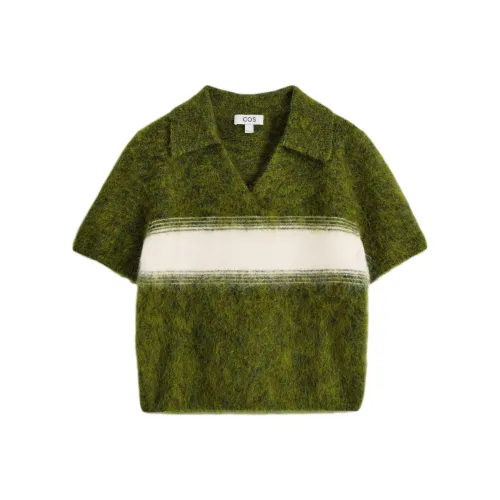 COS Хаки Полосы Женская Трикотажная