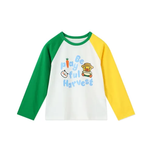 B.Duck 100% хлопок Длинный рукав Т-рубашка Детская