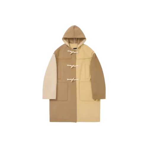 AJOBYAJO OVERSIZED Шерсть Смешанный Дuffle Пальто Унисекс