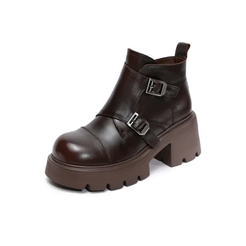 Frank Mully 10,5cm Натуральная кожа Мартинсы Женские