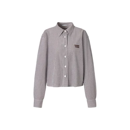 TAMMY TANGS Кофе Женские Рубашки