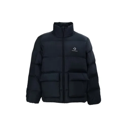 Конверс Черный Мужской Пуховик