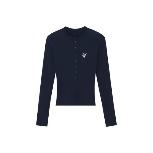 DANCANG Темно-синие женские футболки T