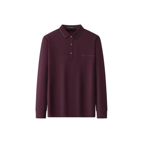 EDENBO Бордовая мужская поло