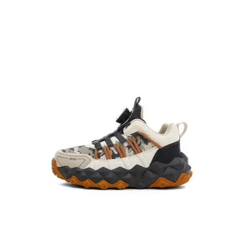 JEEP Низкий Топ Беговые Кроссовки Dunhuang Коричневый Детский