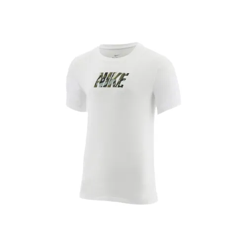 Nike Dri FIT Sport CLASH Мужская тренировочная футболка Белая Футболка Мужская Белая