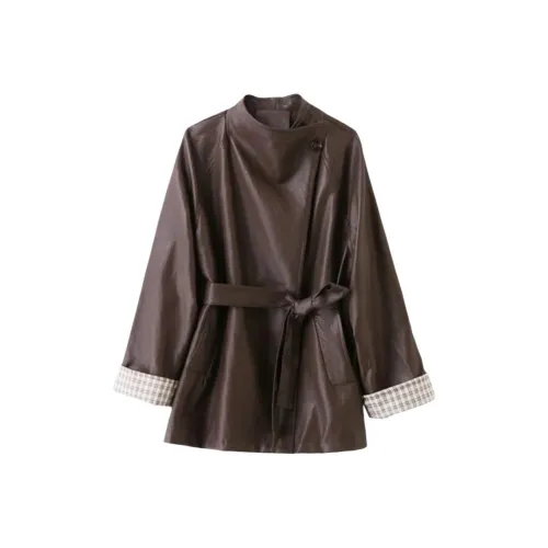 ZEKIKO STUDIO Кожа Куртка Женская