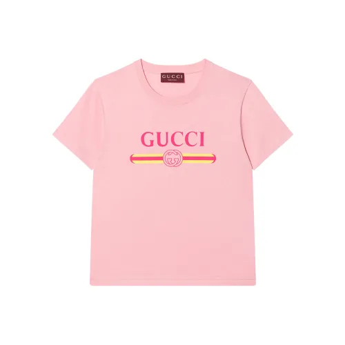 GUCCI FW25 Предсезонная коллекция Стандартная рубашка Женская Розовая