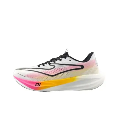 Erke Galvatron 2,0 противоскользящий устойчивый к истиранию низкий топ карбоновая плита кроссовки для бега Marathon мужские жасминово-желтый