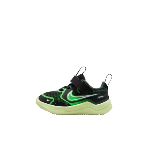 nike Cosmic Runner Low Топ Обувь для малышей Черный Зеленый Infant And Toddler