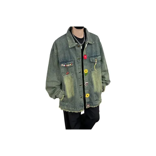 REXSHION Синий Унисекс Джинсовые куртки