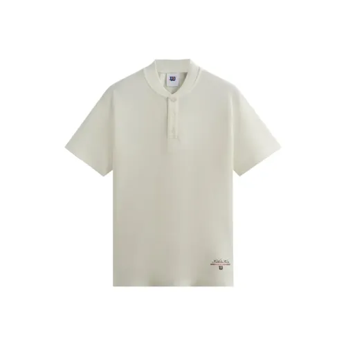 Kith X Wilson Co Брендированная Серия Белая Мужская T-Рубашка