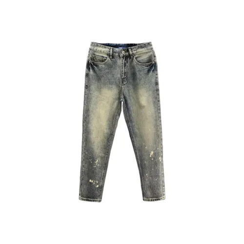 Zomuros Blue Unisex Jeans Zomuros Синий Унисекс Джинсы