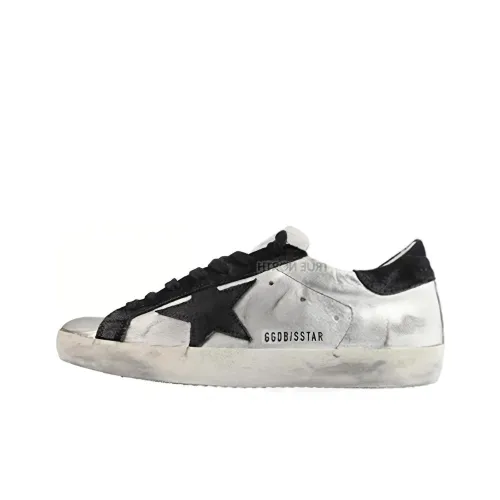 Golden Goose Супер Звезда Low Топ Kids Lifestyle Shoes Серебряный Подростки