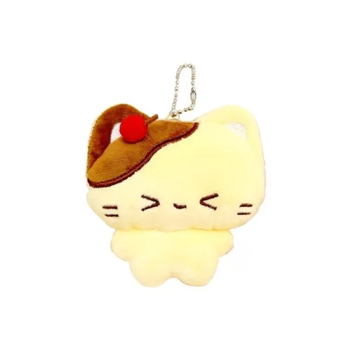 KUMAOYA Милый Dessert Пудинг Котенок Мультяшный Ананас Гора Бамбук Малыш Украшение Плюшевый Подвеска 8 см Высота