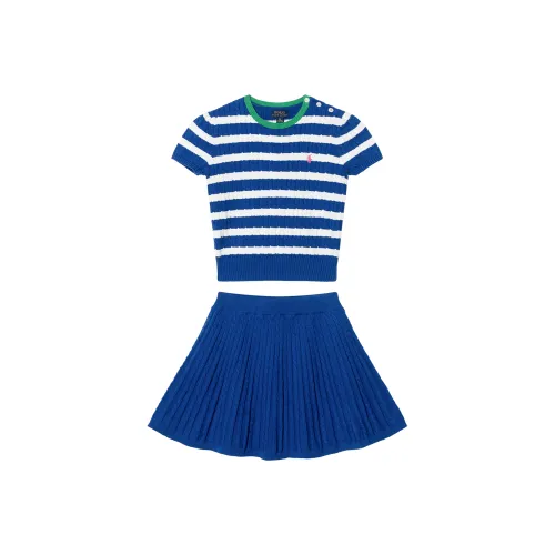 Детский комплект Polo Ralph Lauren с юбкой синий