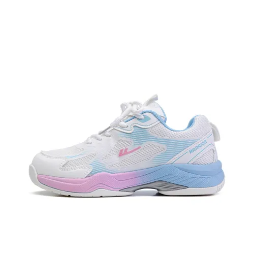 Warrior Бадминтонная обувь Низкий топ Бежевый Синий Персиковый розовый Женский