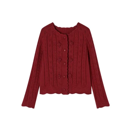 XIANGYING Красный Женский Свитер