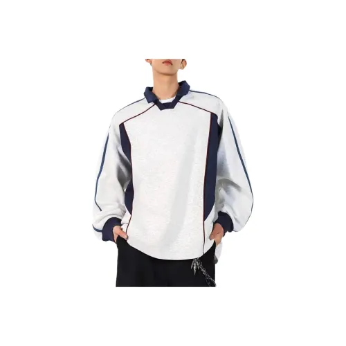 THINGYLAB Белый Серый Темно-синий Мужские Свитшоты