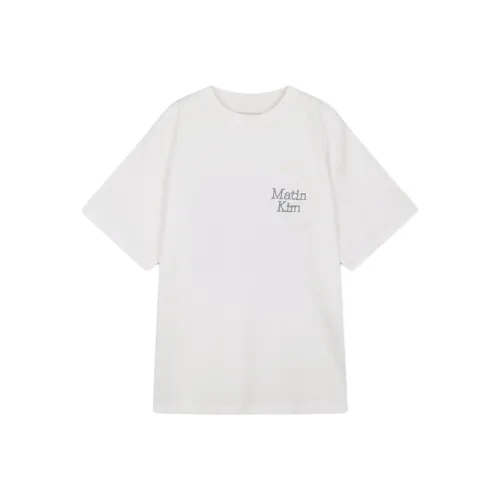 MATIN KIM Белый Женские T-рубашки