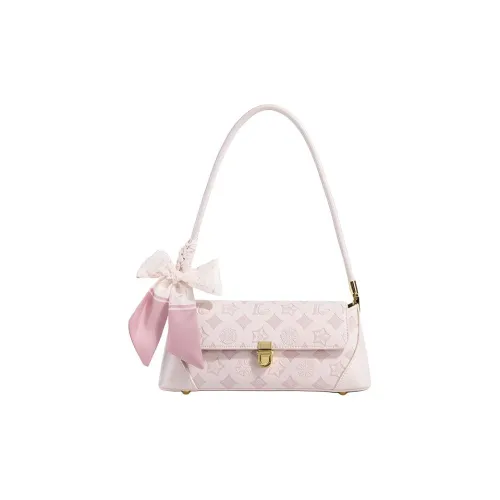 MACKJANICE ПУ (полиуретан) Сумка через плечо Стандартная Женская Морозный Розовый