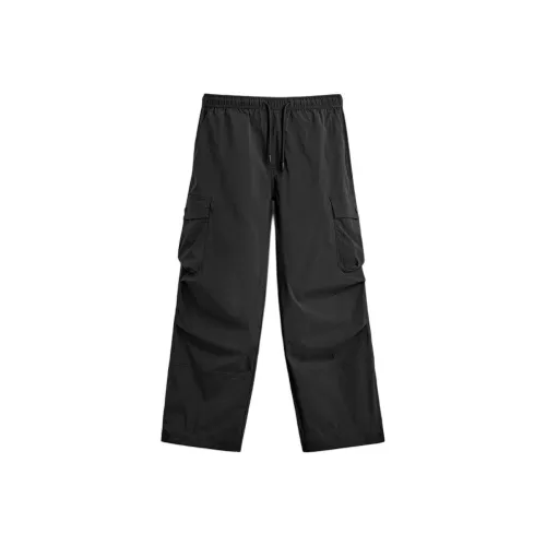 ZARA Мужские карго-брюки черного цвета