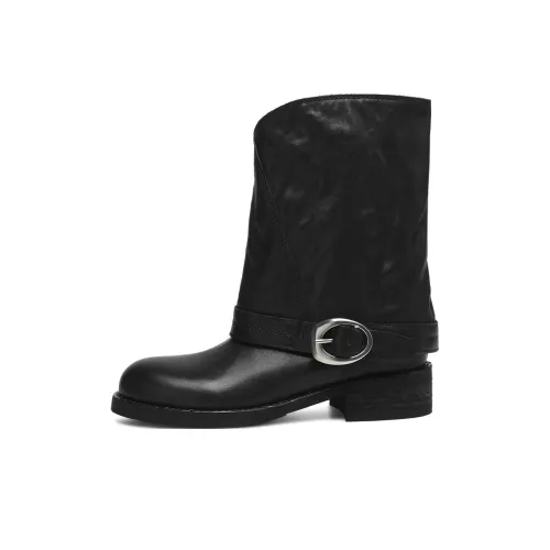 Rosa Bianca Foldover Ботильоны 4CM Женские