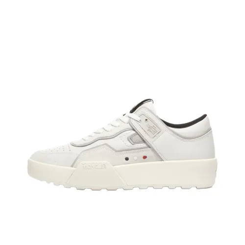 Moncler Promy Low Топ Повседневная обувь Мужская Белая