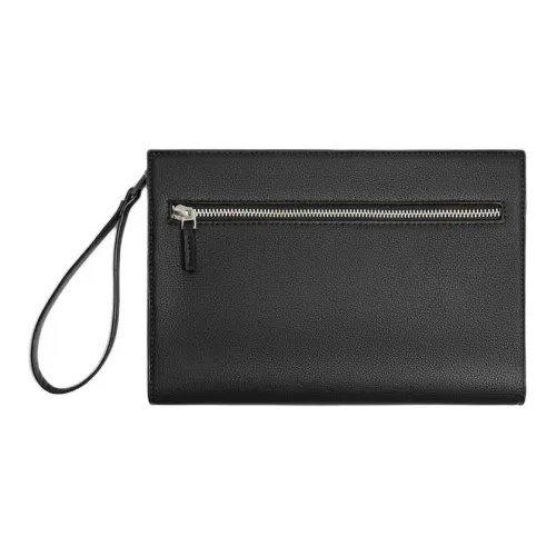 ZARA Полиуретан Клатч Мужской Черный