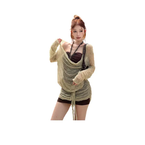 GRAYISMOON Длинное платье с длинными рукавами женское