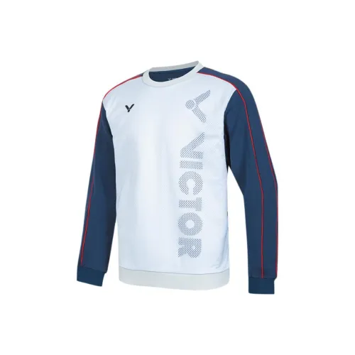 Victor Серебристо-серый Унисекс Свитшоты