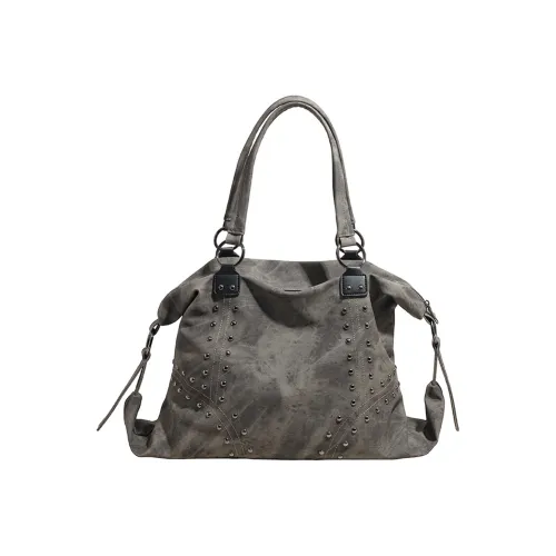 WRELS ПУ (полиуретан) Ткань Сумка Тоут Стандартная Черная Зеленая Синяя Кофейная