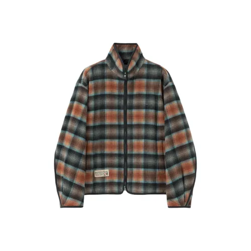 WOOYOUNGMI FW25 Check Шерсть Куртка Куртки Пальто Мужской