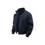 Темно-синий пуховый пиджак [утолщенный и утепленный]