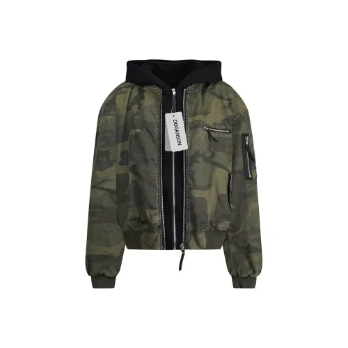 DOGANSON Потертый Камуфляж Унисекс Куртки