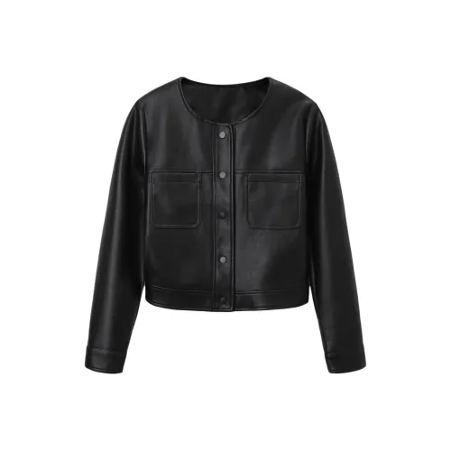 ONE SHALLOW Кожа Куртка Женские