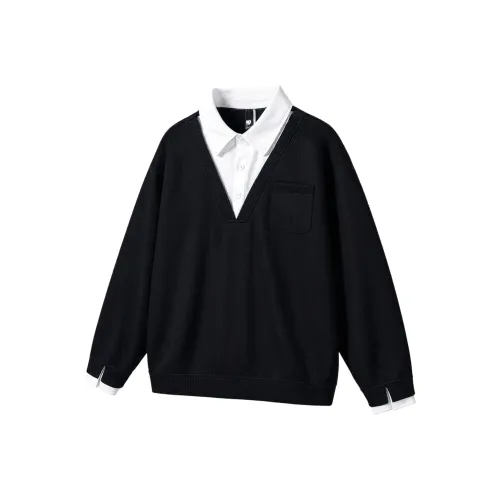 HRDW Черный Унисекс Свитшоты