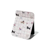 Розовый клетчатый щенок