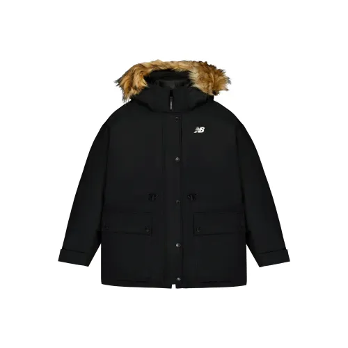 New Balance Пуховик Женские Черный