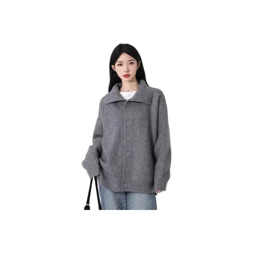 MUCCHIC Серый Женский Трикотаж