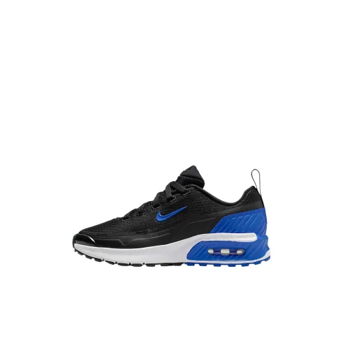 Nike Air Max BIA Амортизация и Дышащий Низкий Топ Детские Беговые Кроссовки Черный Королевский Синий Подростки