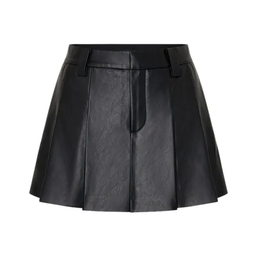 MOCO Кожаные короткие юбки женские