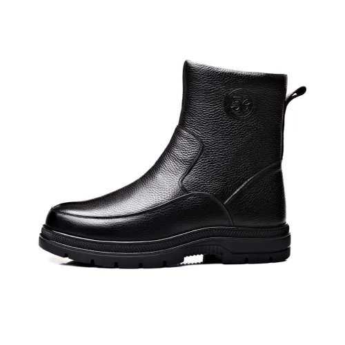 GIHO Термический Амортизирующий Устойчивый к Износу Высокий Топ Утепленная Обувь Мужская Черная