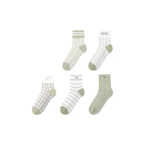 MAXDAVID G12555 Пачка Женские MID Носки до икры