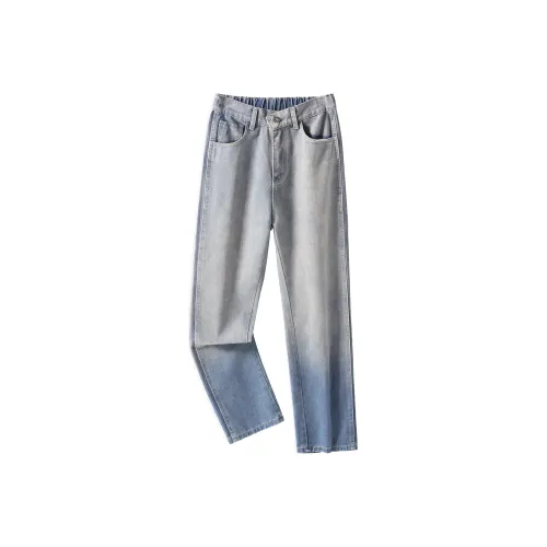 JEEP Желто-синий Унисекс Джинсы