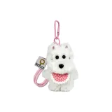 Белый Вест-хайленд [Розовый Белый Край Нагрудник]