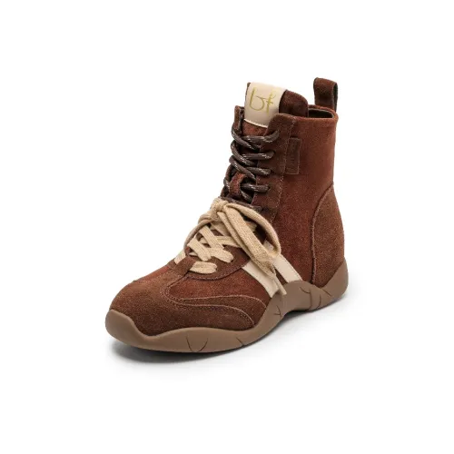 BAFFN Немецкие армейские кроссовки High Top Кофе Женские