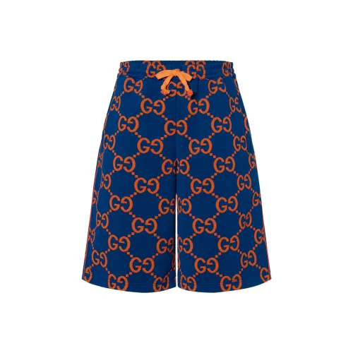 GUCCI Blue Men's Casual Shorts GUCCI Синий Мужские Повседневные Шорты